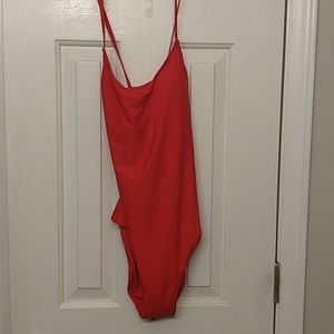 Aerie red one-piece flattering bathingsuit